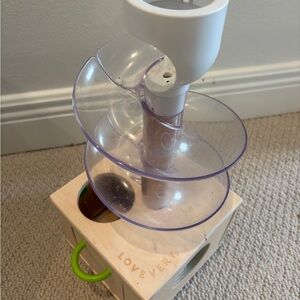 Loverly Wooden Toy with Clear Spiral